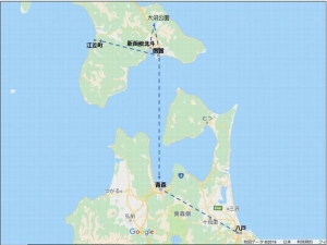 道南・北東北の旅マップ