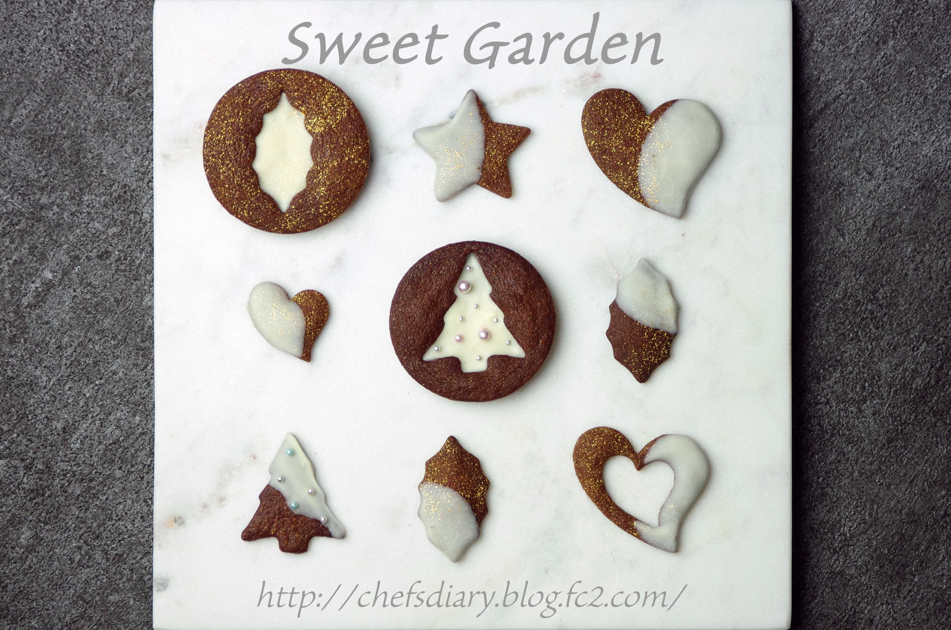 [Recipe] Ginger Spice Cookies with Glitter Decoration 煌めくジンジャースパイスクッキー