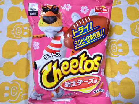 チートス　ラグビー日本代表　明太チーズ味