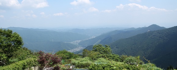 御岳山大展望台からの景色