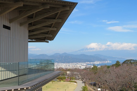 日本平夢テラスからの富士山と清水港