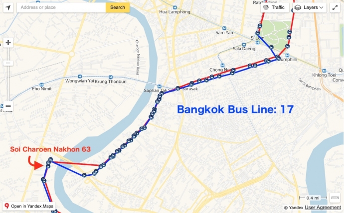 Bukkhalo Bus Map