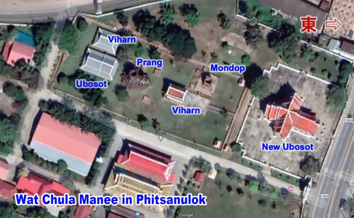 Wat Chula Manee location