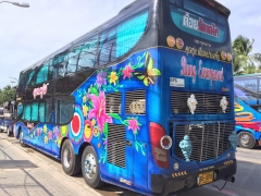 2019年7月ベトナム慰安旅行タイ-1-２階建観光バス5
